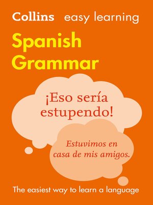 cover image of Easy Learning Spanish Grammar